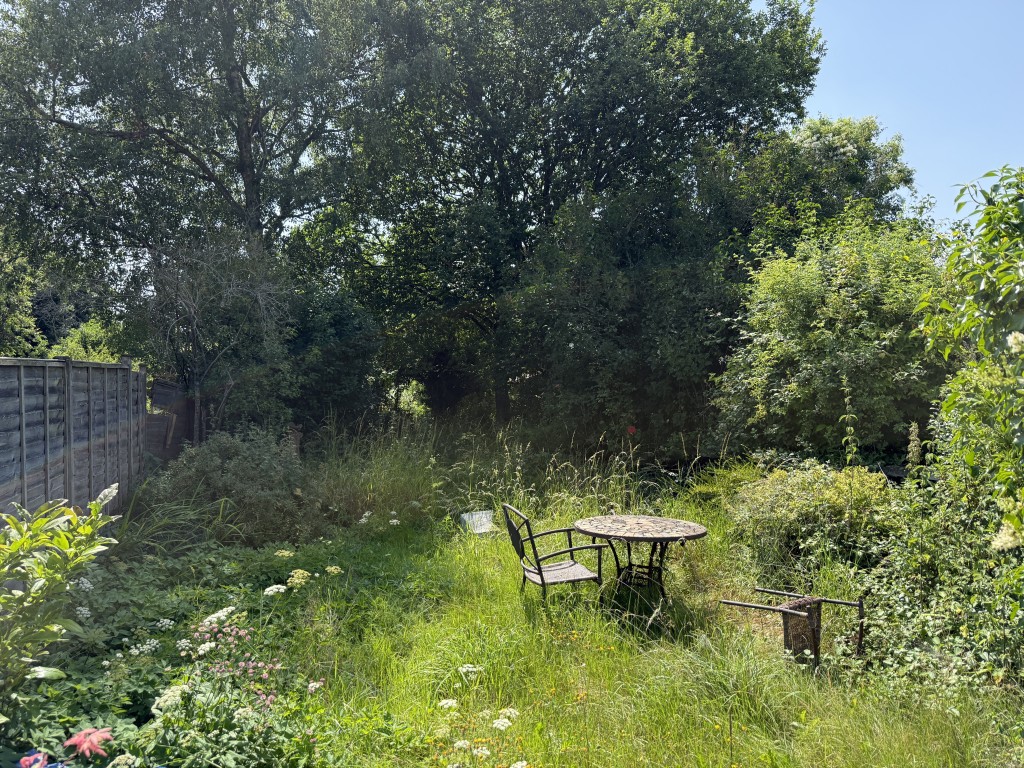 Lot: 134 - HOUSE FOR IMPROVEMENT WITH EXTENSIVE GARDEN - Garden to the rear